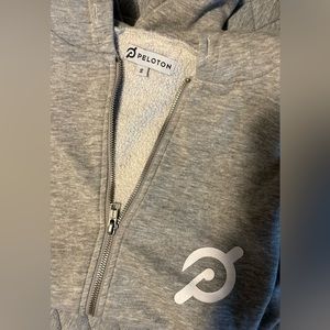 Peloton Grey Zip-Up
